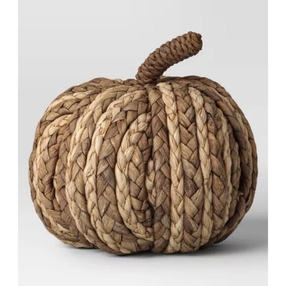 Threshold Other - Threshold Medium Dark Woven Pumpkin 🎃 6.25"X5.5" NEW!! CUTE!!